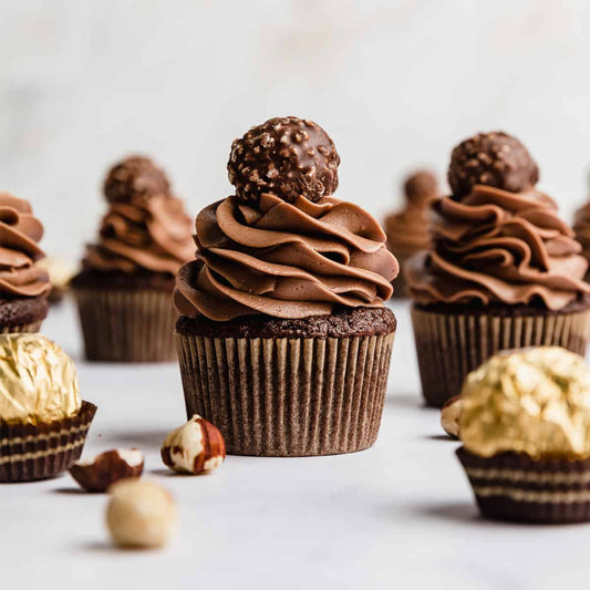 Nutella & Ferrero Cupcakes